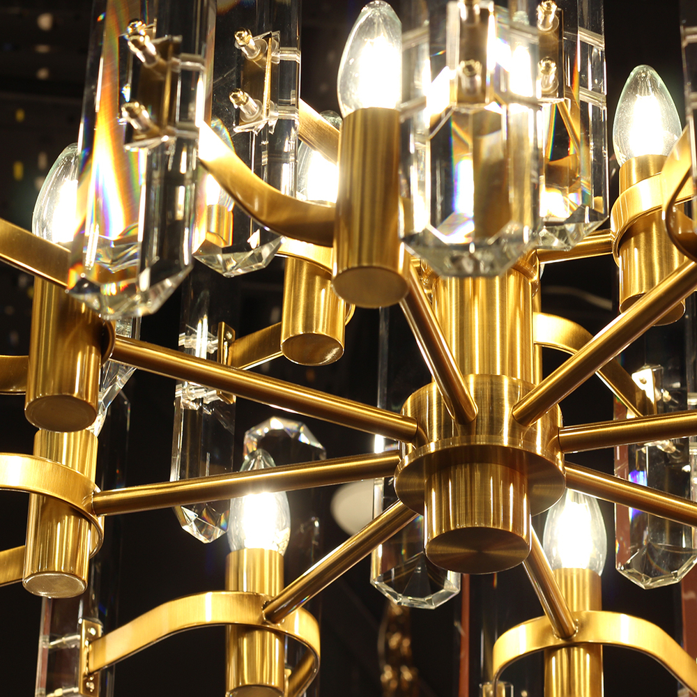 Люстра Cloyd ESTRADA C12 / Ø65 см - латунь темная (арт.10273)