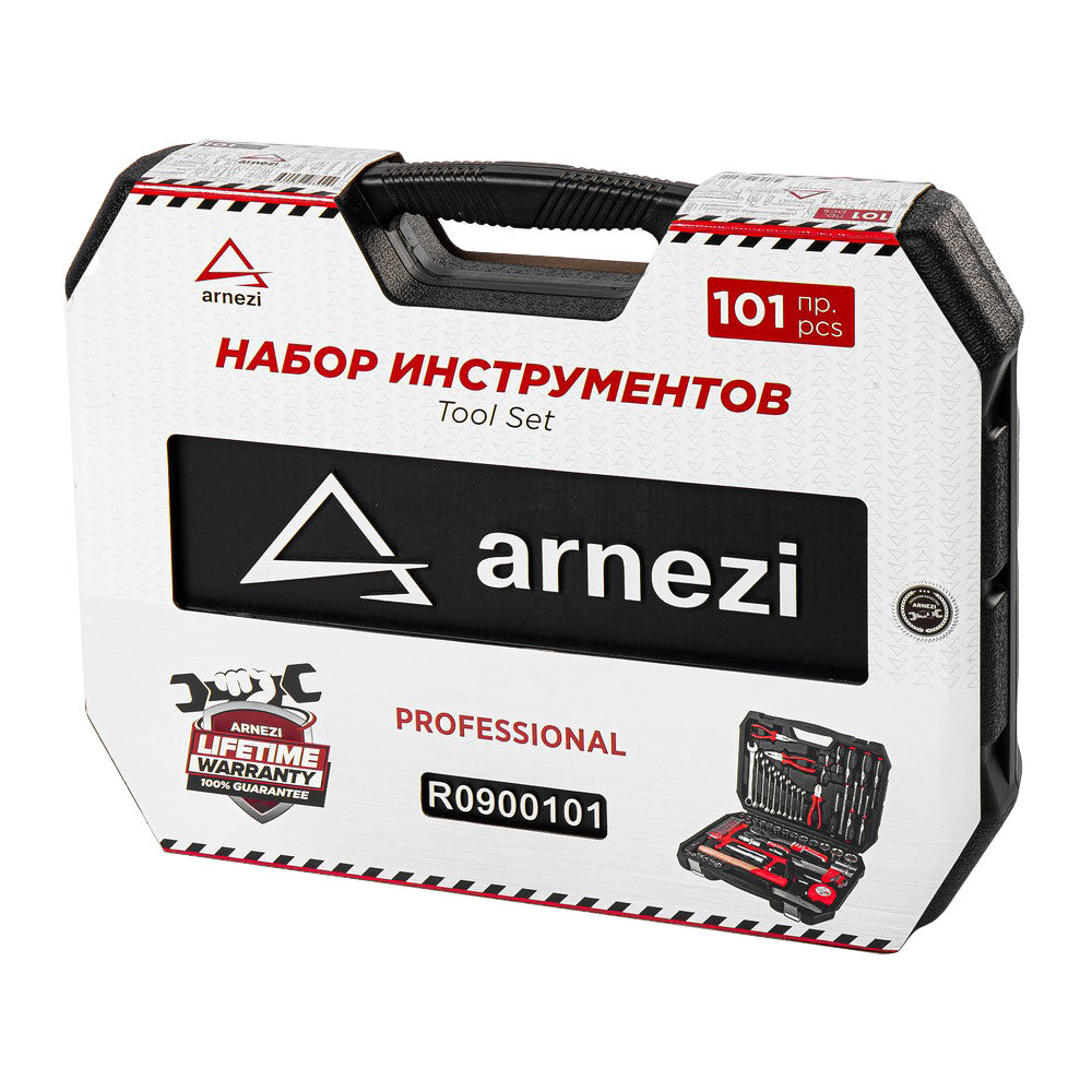 Набор инструментов 101 пр. 1/4"DR, 1/2"DR ARNEZI R0900101