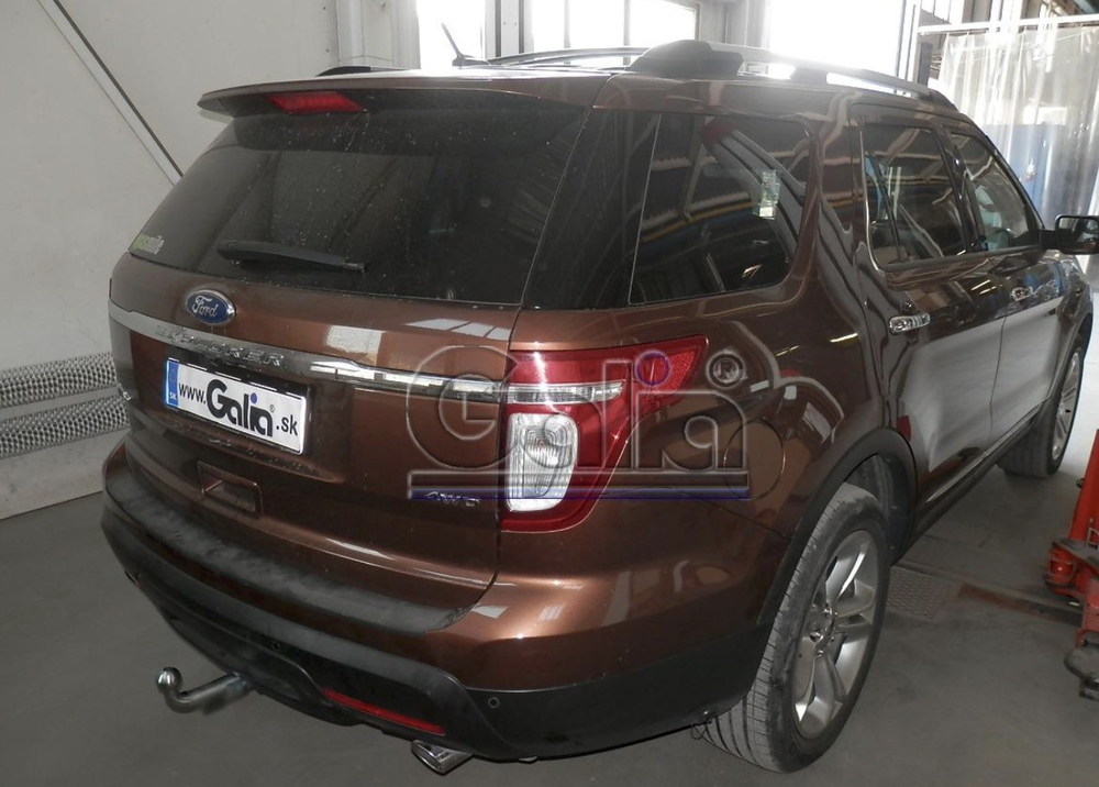 Фаркоп оцинкованный Galia F123A для Ford Explorer 2011-(паспорт и сертификат в комплекте)(без электрики)