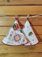 Полотенце кухонное, круглое, 2 шт, вафельное полотно