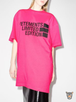 Футболка Vetements "Limited Edition" розовая