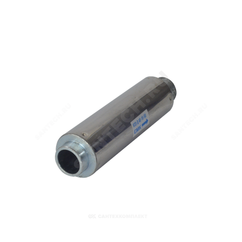 Компенсатор сильфонный осевой однослойный с кожухом с внутренним экраном сталь нерж КСО-Д Ду 150 Ру16 под приварку патрубки сталь L=330мм СМК 150-16-60 сжатие/растяжение 40/20