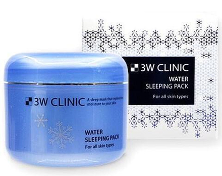 Маска для лица увлажняющая 3W Clinic "Water Sleeping Pack", 100 мл