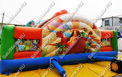 Надувной батут "Парк динозавров" 6*6*2,8 м