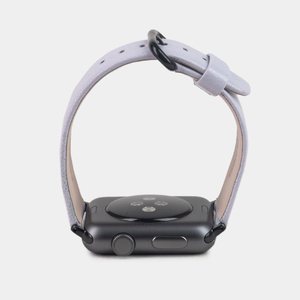 Ремешок для Apple Watch 44/45/46 mm из кожи козы, сиреневого цвета