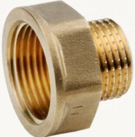 Переходник лейка латунь 1 1/4-1"