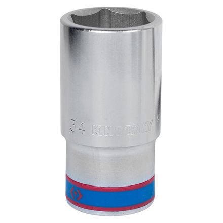 Цена на KING TONY (623534M) Головка торцевая глубокая шестигранная 3/4", 34 мм