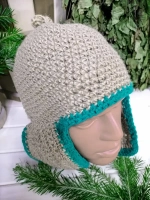 Шапка для бани джутовая