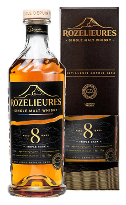 Виски Rozelieures Single Malt 8 Years Double Oak, 0.7 л