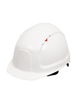 Защитная каска Gigant Tip белая, храповая регулировка GHT-22