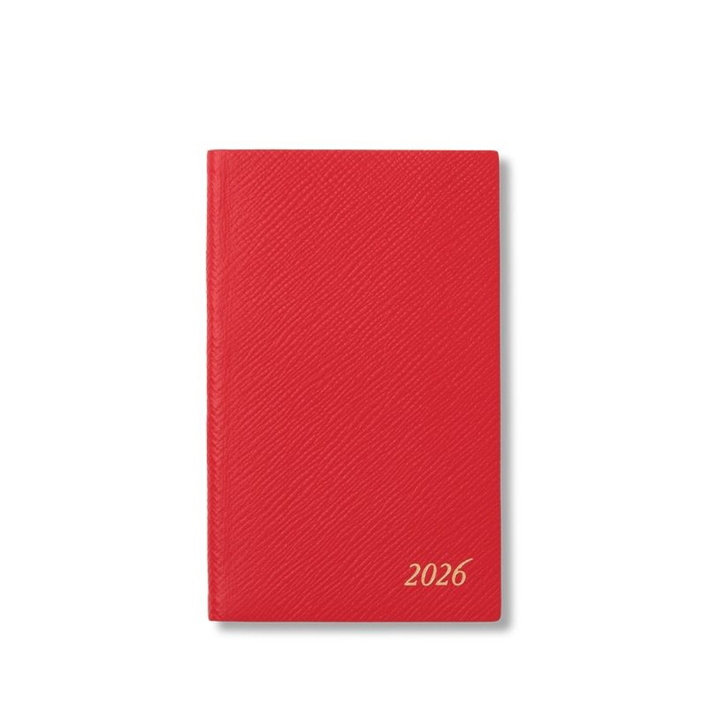 Smythson Ежедневник-блокнот 2026 Panama Weekly Diary, Nile Blue