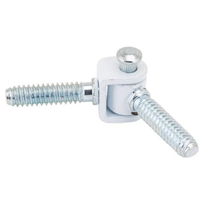 Петля ввёртная ПВв-1 белая, по дереву,  шаг 1,75 /65