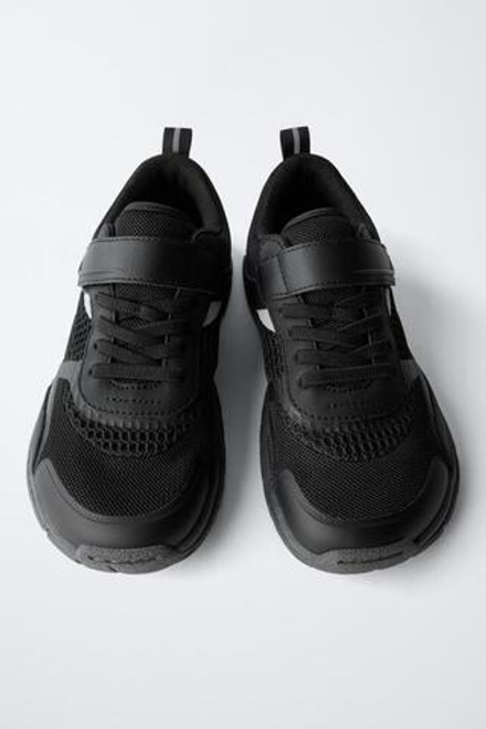 ZARA СПОРТИВНЫЕ КРОССОВКИ BAREFOOT, ЧЕРНЫЙ