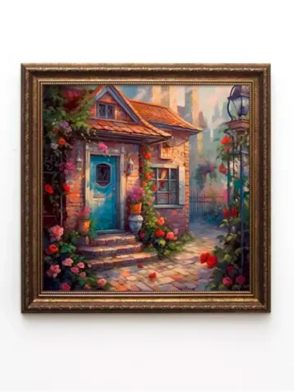 Картина на стену интерьерная на холсте 35.5*35.5 см