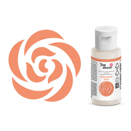 Краситель жирорастворимый TOP DEKOR Оранжевый 25 г