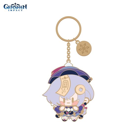 Брелок металический Chibi Character Metal Keychain Qiqi 6974096530397