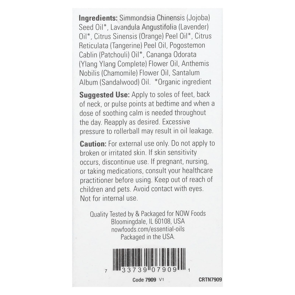 NOW Foods, Эфирные масла, ролл-ап Take a Zen Ten, 10 мл (1/3 жидк. унц.)