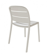 Стул пластиковый Papatya Beykoz-S, светло-серый
