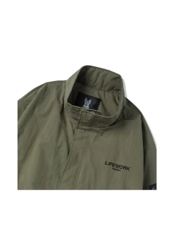 Куртка с высоким горлом с завязками