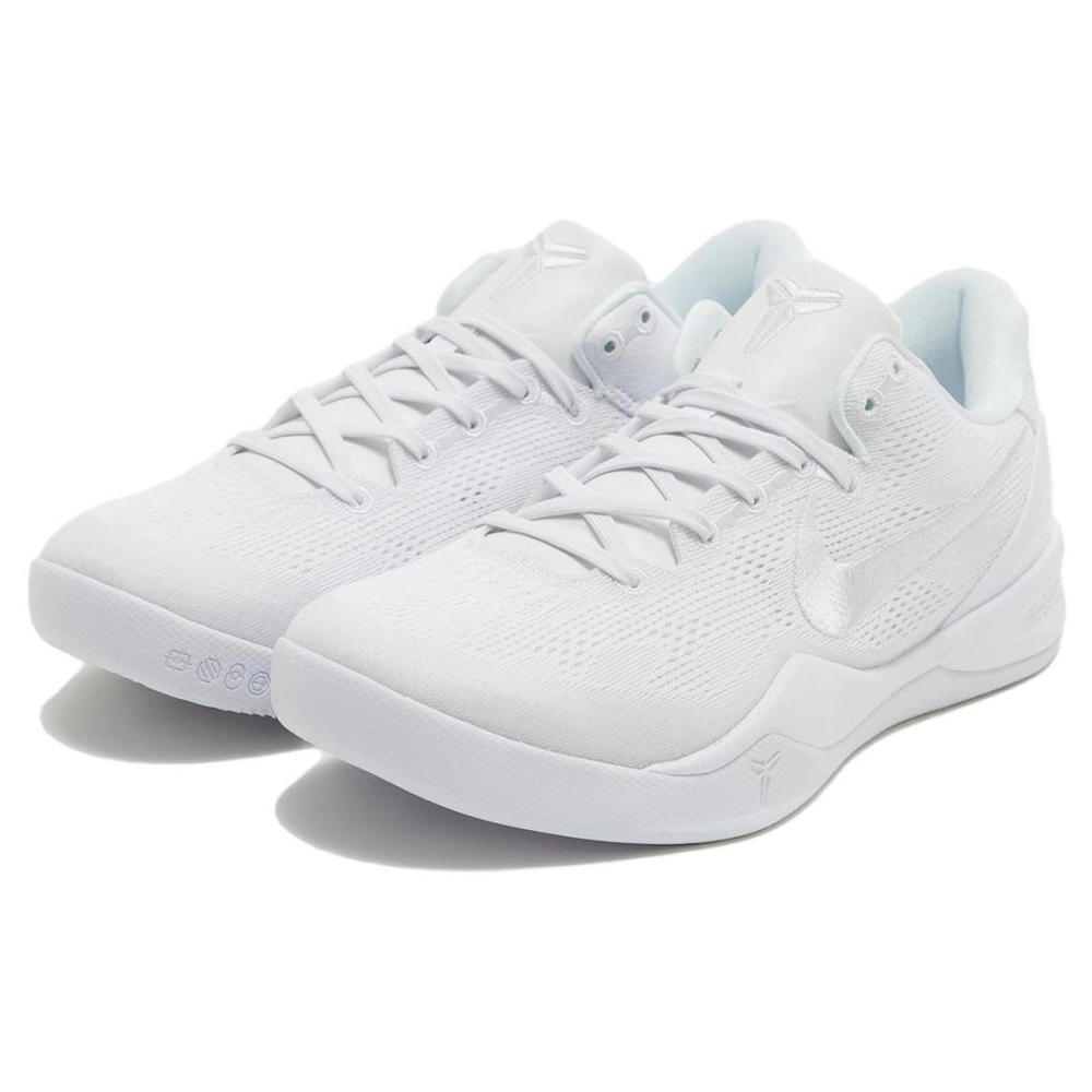 Кроссовки Nike Kobe 8 Protro Halo Triple White