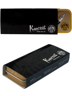 Жестяной футляр Kaweco для коротких ручек золотистый (20000402)