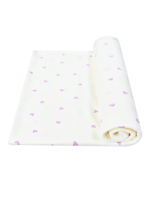 Пеленка Сердечки lavender