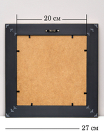 Картина на стену для интерьера на холсте в раме 27*27 см.