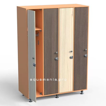 Шкаф 4:1 - ЛДСП | 1600x500x1850 (+50) мм