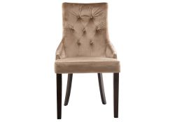 Стул Elegance dark walnut / fabric beige