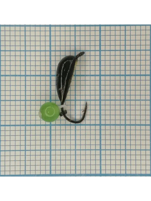 Мормышка вольфрамовая безнасадочная Овсинка №4