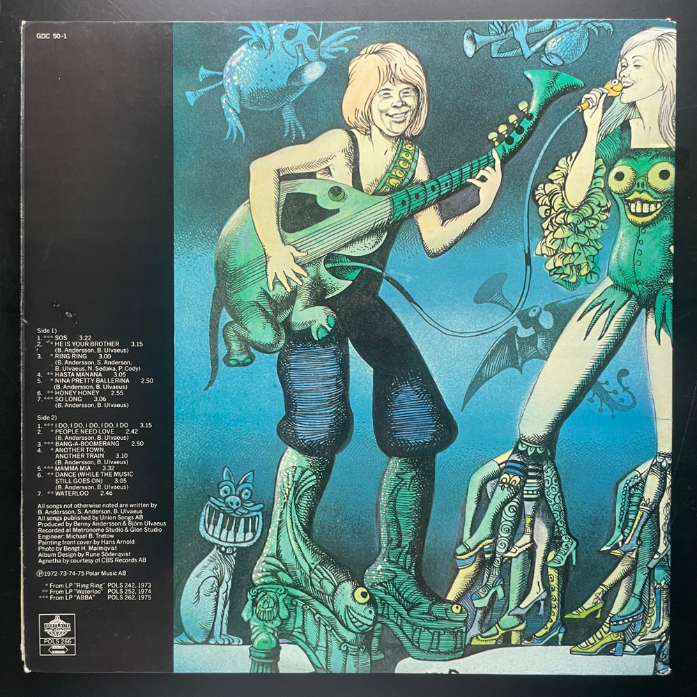 ABBA - Greatest Hits (Швеция 1975г.)