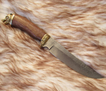 Охотничий нож Сокол Дамаск литьё (Ворсма)