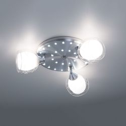 Citilux Самба CL158132 Люстра с поворотными плафонами Алюминий Хром