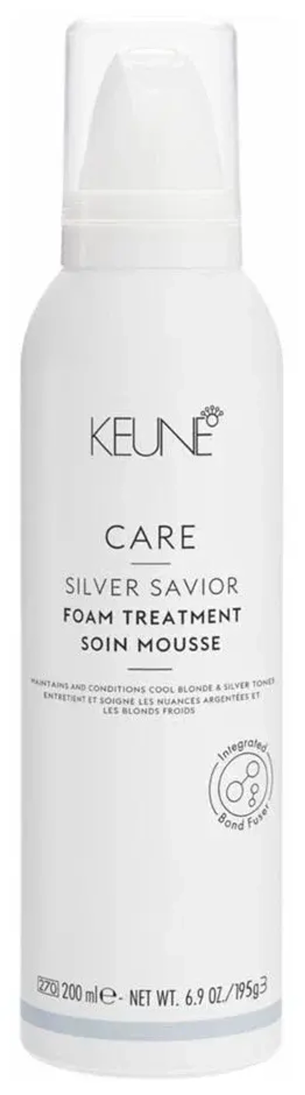Keune Пенка-уход Сильвер, CARE Silver Savior Foam, 200 мл