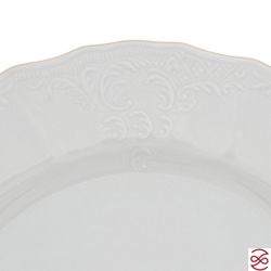 Тарелка Bernadotte Белый узор 25 см(1 шт)