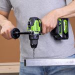 Дрель-шуруповерт акк. Greenworks GD24DD90, 24V, б/щет, 45/90Нм,1x4Ач,ЗУ,кор (3707507CUB)