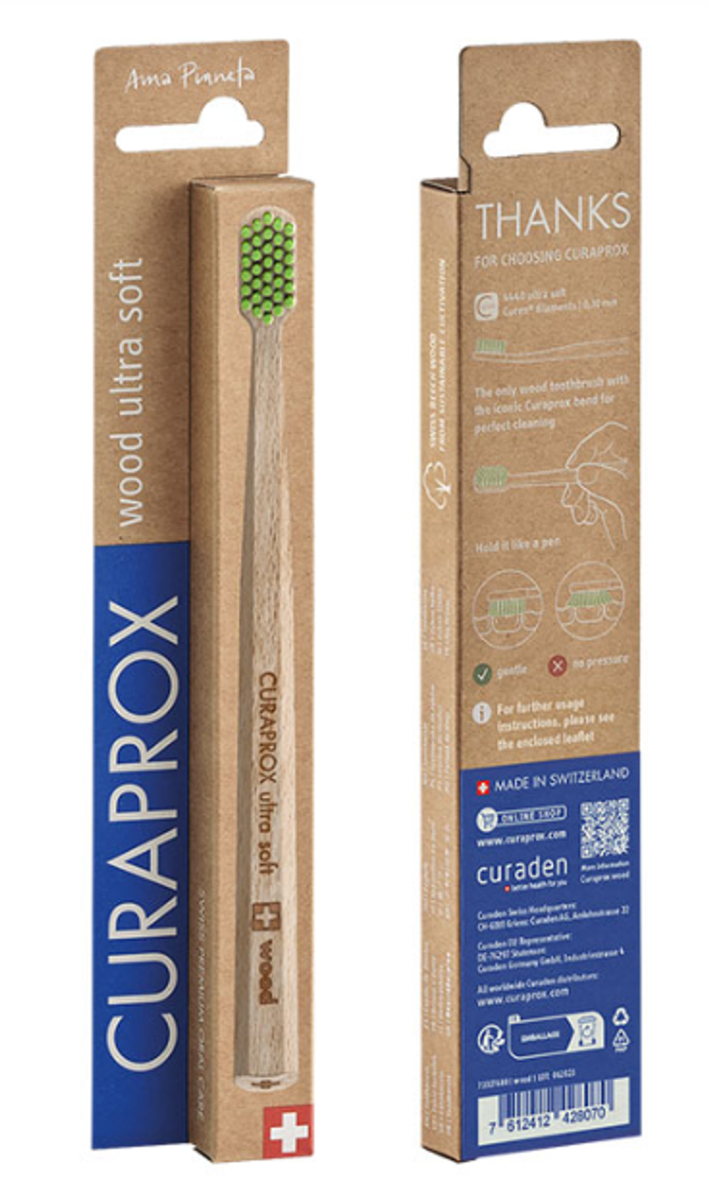 Зубная щетка Curaprox CS Wood