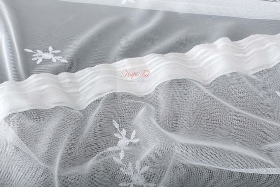 Тюль Амели французская сетка (белый)