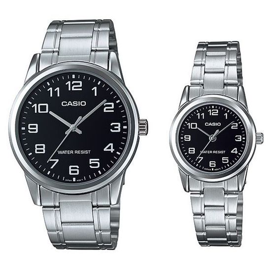 Парные часы Casio Standard: MTP-V001D-1BUDF и LTP-V001D-1BUDF