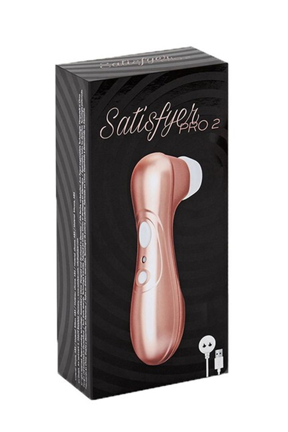 Вакуум-волновой бесконтактный клиторальный стимулятор Satisfyer PRO 2 (11 режимов , розово-золотой с белым ) (Цвет: розово-золотой с белым)