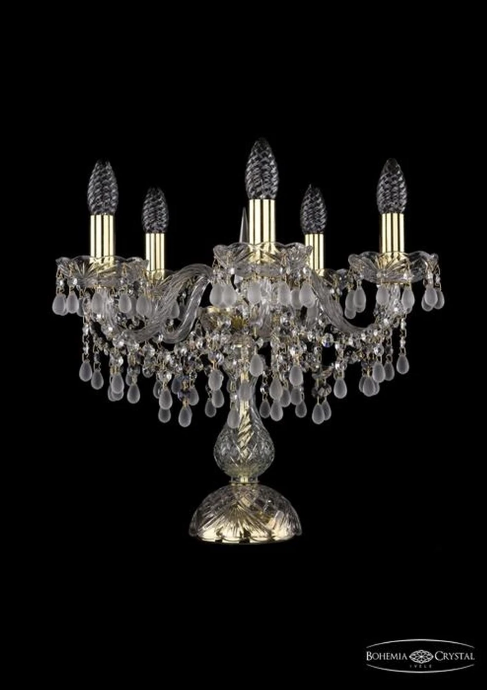 Декоративная настольная лампа Bohemia Ivele 1410L/5/141-39/G/V0300