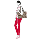 Сумка shopper e1 diamonds mocha
