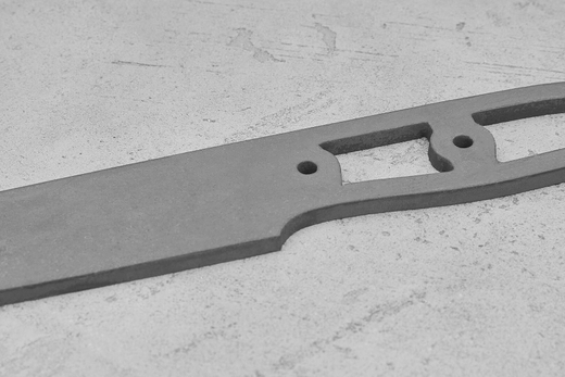 Заготовка для ножа, сталь Elmax 3,9мм. Модель "Универсал-II" с клинком 135мм, ТО 61-62HRC