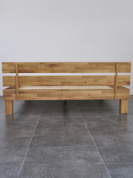 Кровать 160х200, Дубовая Классика, двуспальная, массив дуба на ножках в стиле лофт, Dipriz