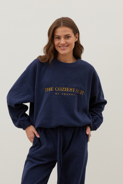 Свитшот THE COZIEST SUIT, синий