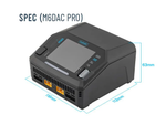 Зарядное устройство ToolkitRC M6DAC V2 PRO (двухканальное, AC/DC, 200/800 Вт)
