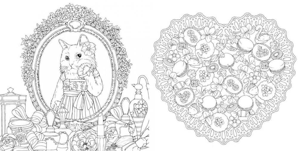 Menuet de bonheur. Coloring Book
