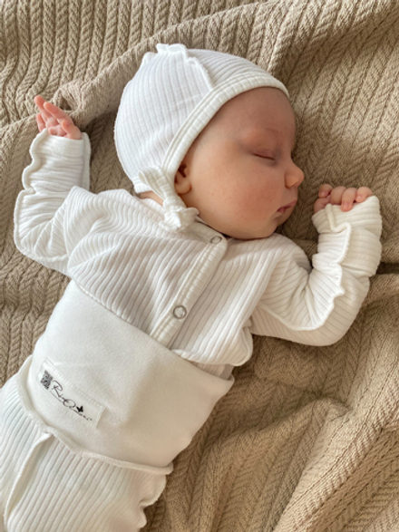 Распашонка на кнопках Рубчик Сахар RinaAmari