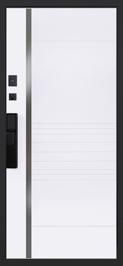 Стальная дверь "Шерл" 3D (биометрический замок Y23). Заказная модель.