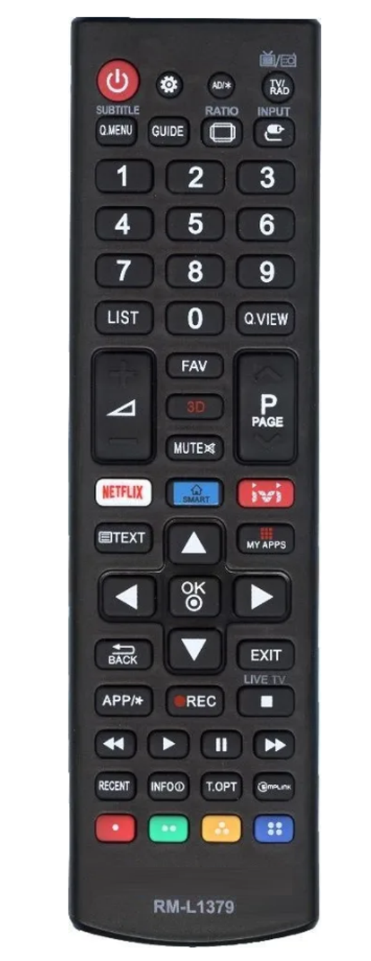 Пульт Универсальный для телевизоров LG RM-L1379